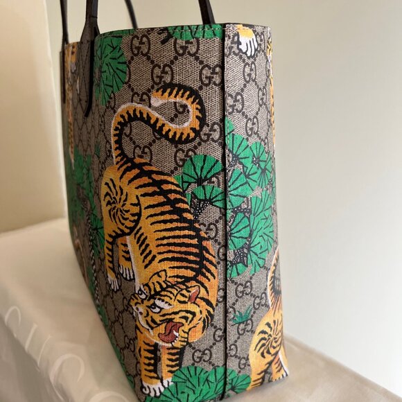 GUCCI BENGAL GG Supreme Tote (NWOT) - Picture 4 of 13